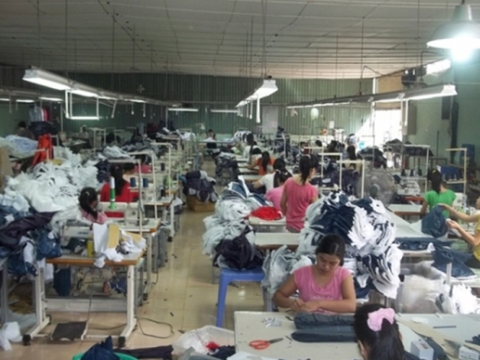 xưởng may jeans